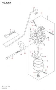 Suzuki DF4, Carburetor 13200-91J01-000 (click for enlarged image)